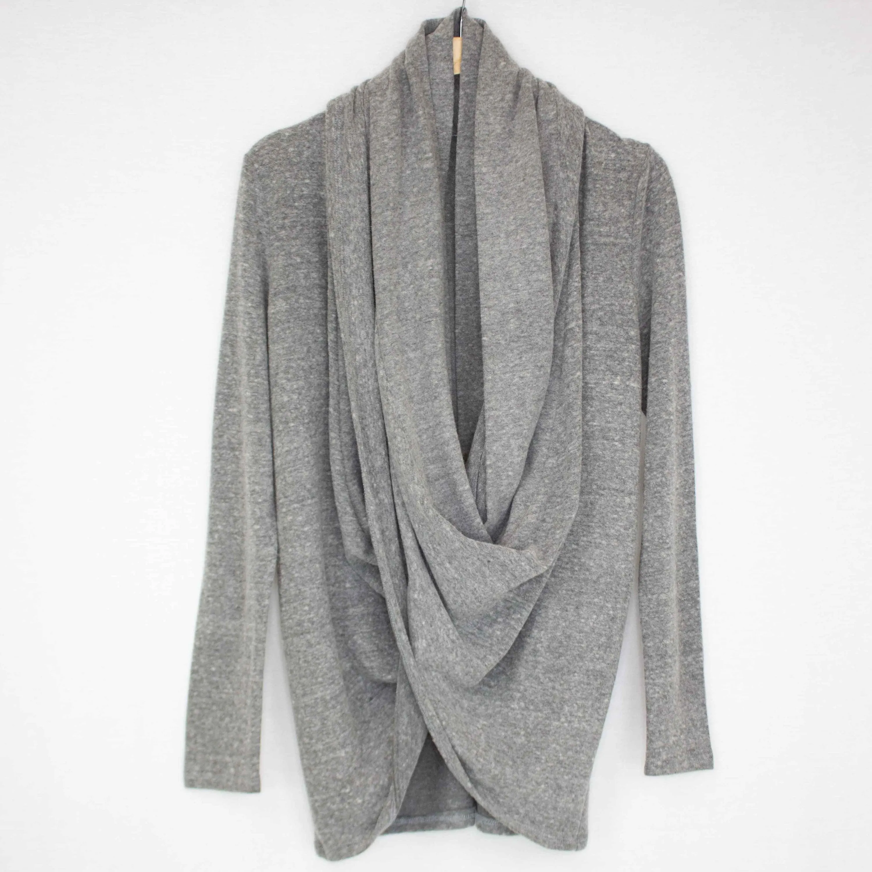 Twist Front Long Sleeve Cardigan