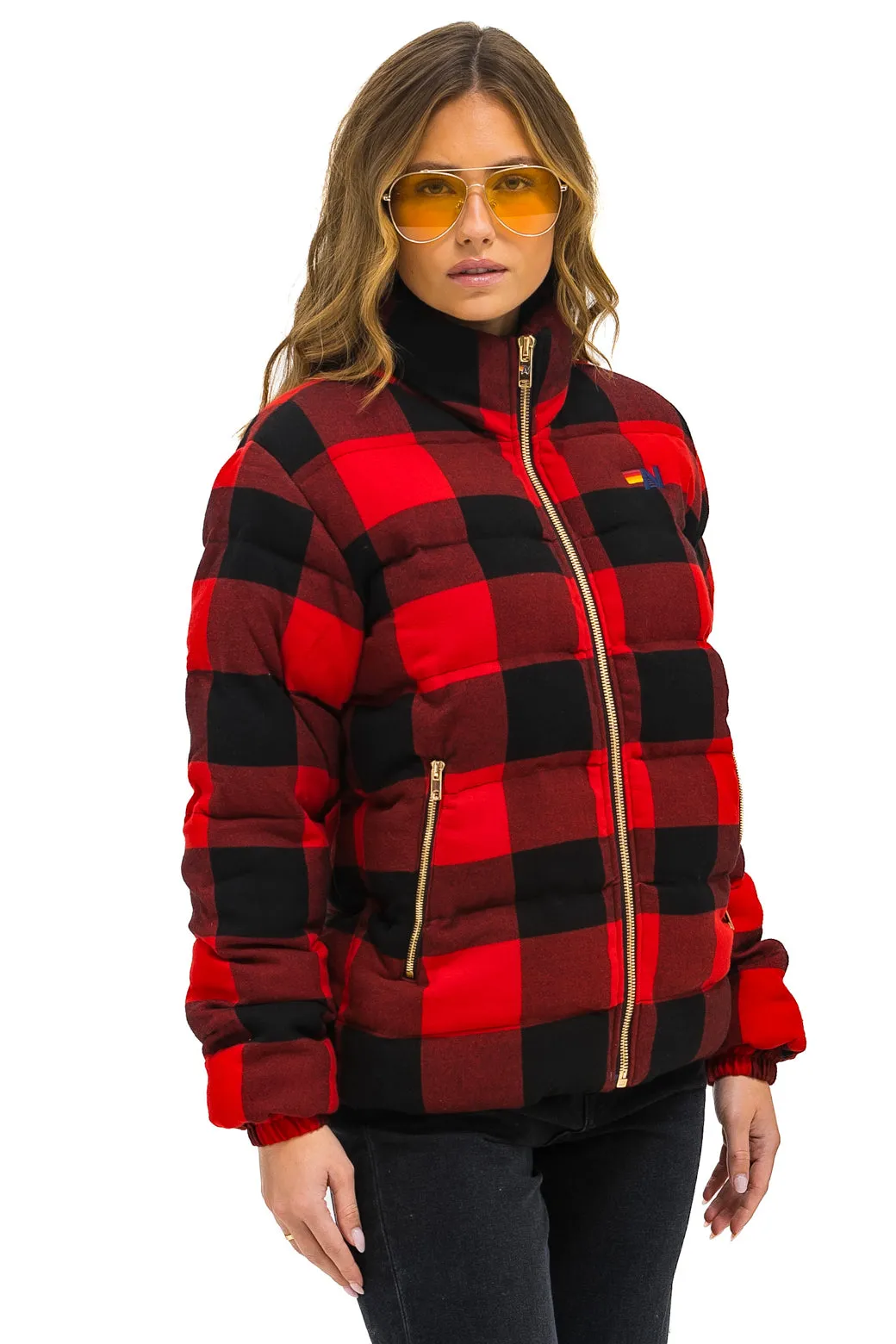 UNISEX PLAID TRAVELER JACKET - BUFFALO PLAID