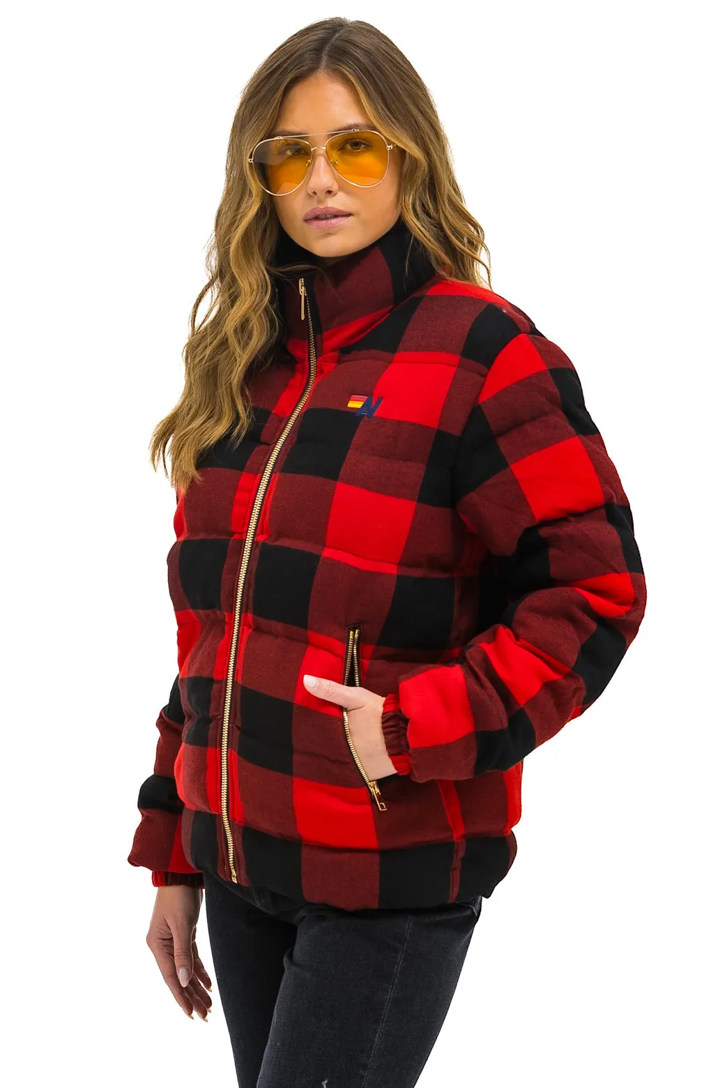 UNISEX PLAID TRAVELER JACKET - BUFFALO PLAID