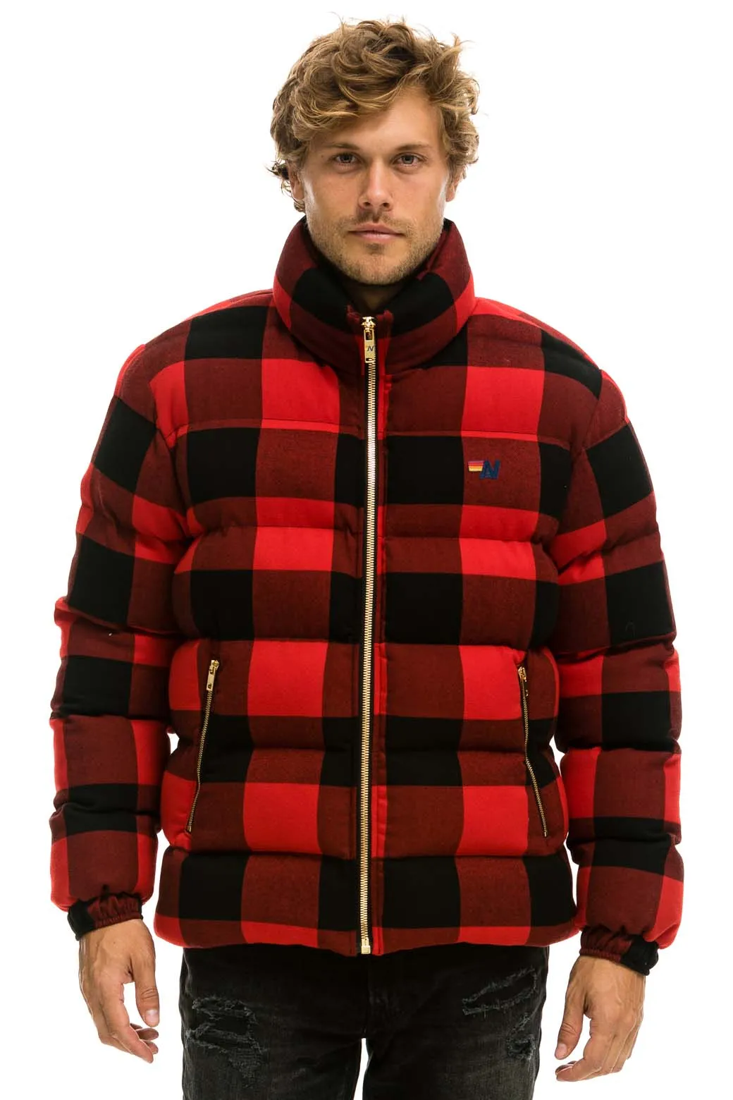 UNISEX PLAID TRAVELER JACKET - BUFFALO PLAID