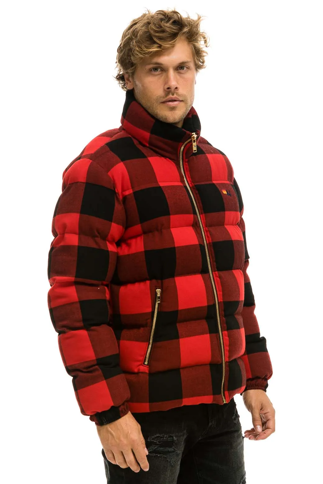 UNISEX PLAID TRAVELER JACKET - BUFFALO PLAID