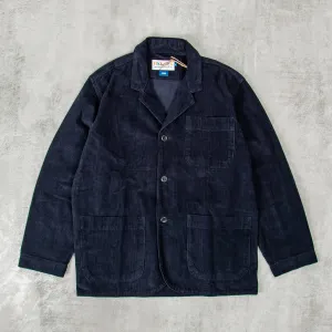 Uskees 3006 Organic Cord Blazer - Midnight Blue