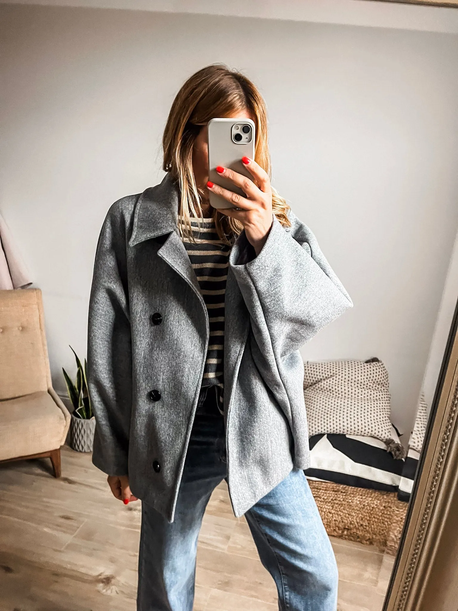 Wide Sleeve Jacket